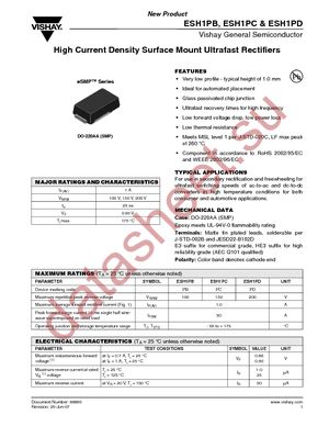 ESH1PC-E3/84A datasheet  